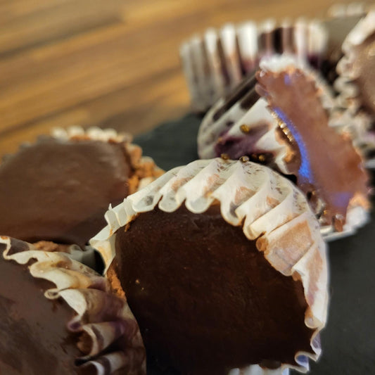 DARK CHOCOLATE-BLUEBERRY JAM TARTLET