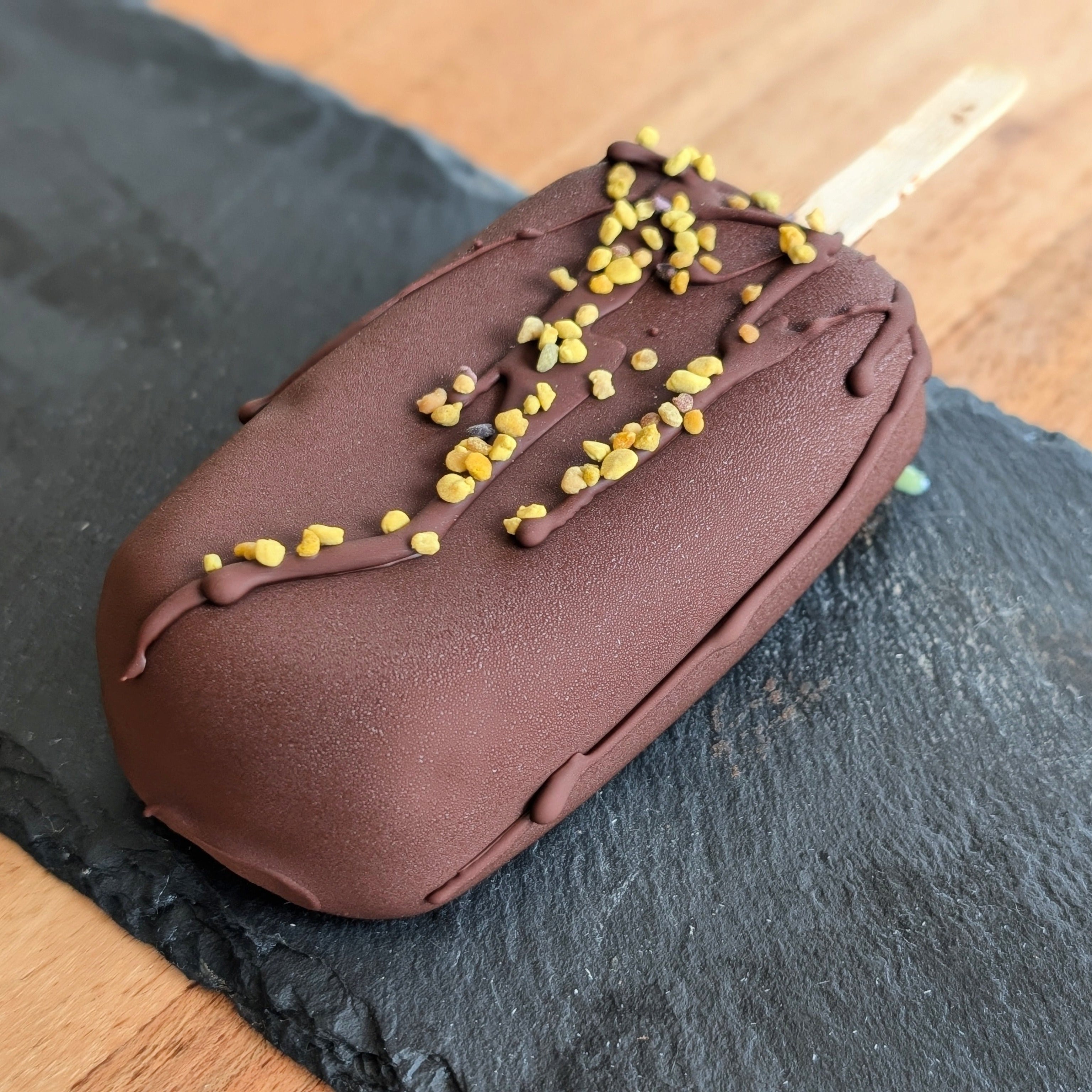 Matcha-Dark Chocolate Creamy Pop, Organic Pick-Me-Up